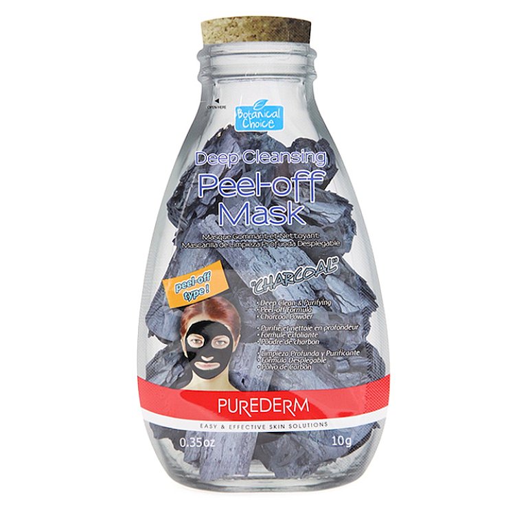 Purederm Koreanische Peel-Off Maske fur Tiefenreinigung Aktivkohle 10g