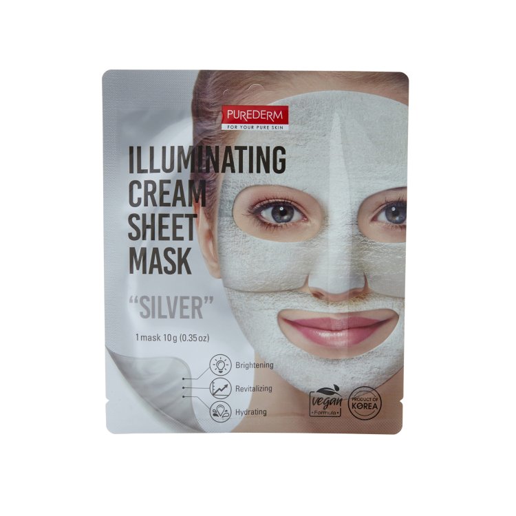 Υφασμάτινη Μάσκα Προσώπου Silver Για Λάμψη 10gr