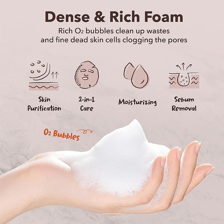 Deep Purifying Black O2 Bubble Mask "Volcanic" 20gr