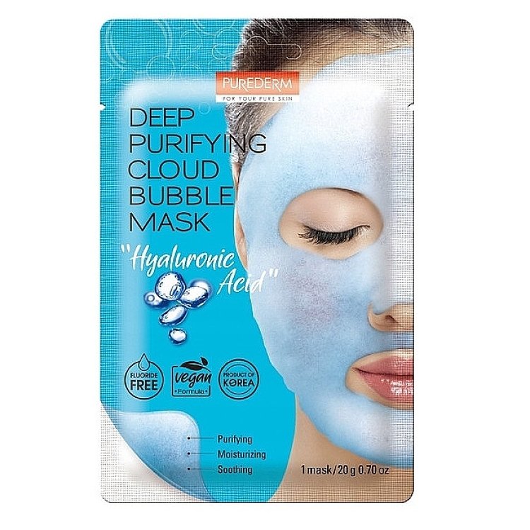 Deep Purifying Cloud Bubble Mask "Hyaluronic Acid"