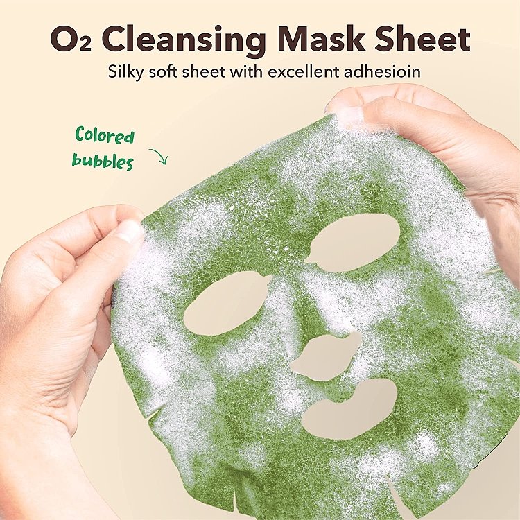 Deep Purifying Green O2 Bubble Mask "Green Tea" 25gr