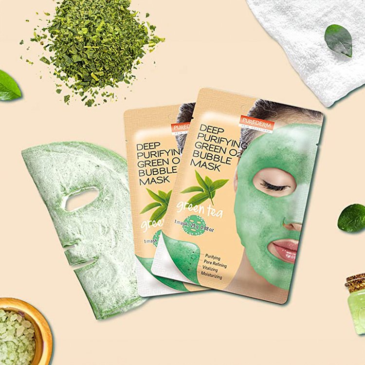 Deep Purifying Green O2 Bubble Mask "Green Tea" 25gr