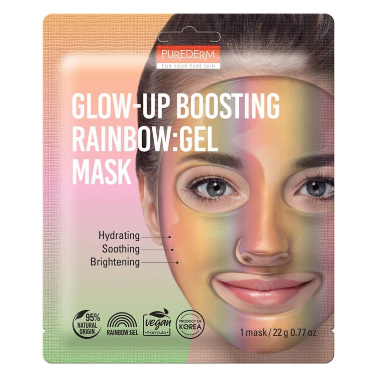 Μάσκα Προσώπου Rainbow Σε Gel Για Λάμψη 22gr