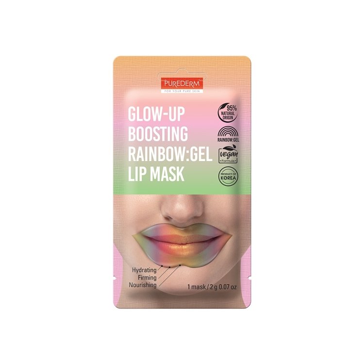 Purederm Koreanische Rainbow Lippenmaske in Gel fur Leuchtkraft 2g