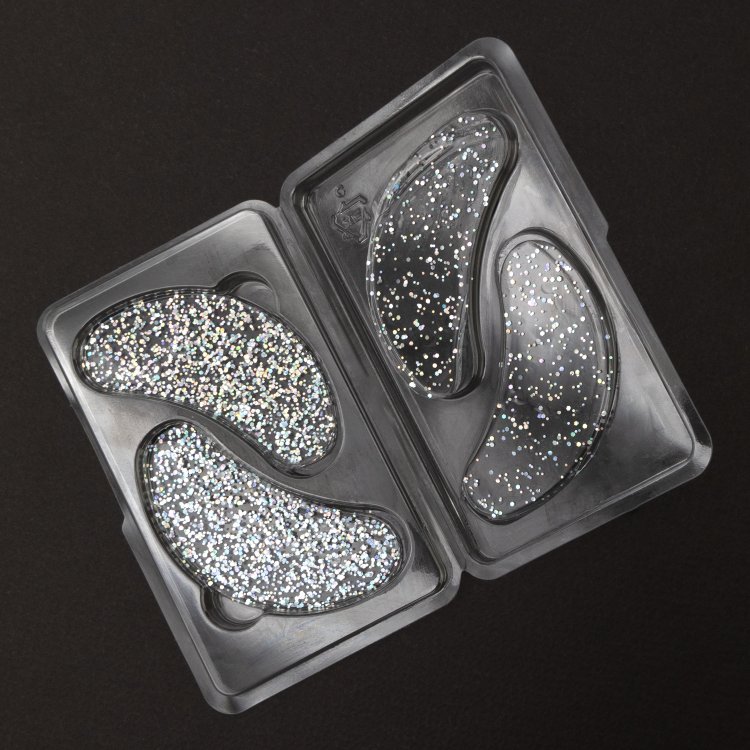 Κορεάτικα Eye Patches Glitter Gel Για Λάμψη 6τμχ