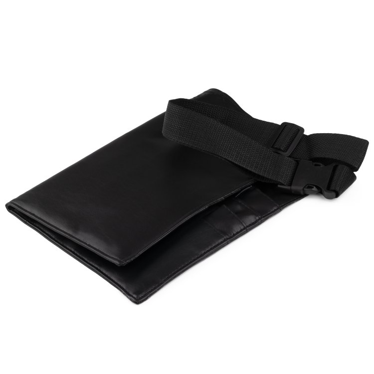 Make-up Pinselgurtel mit 20 Fachern & 4 Taschen – Verstellbar, Wasserdicht, aus PU-Leder