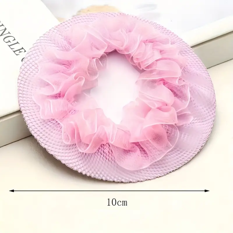 Φιλές Μαλλιών για Κότσο Ροζ 10 εκ. – Ιδανικός για Παιδιά & Μπαλέτο