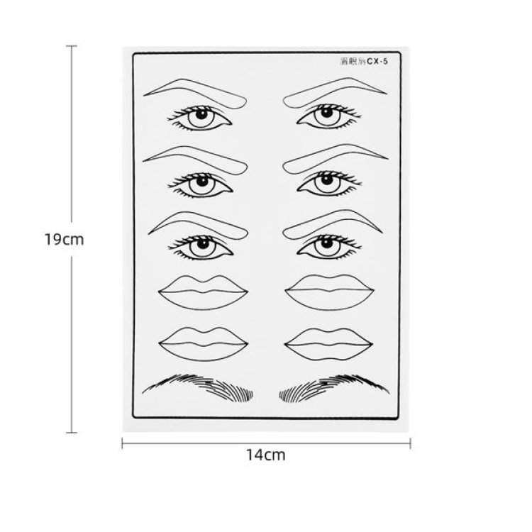 Σιλικόνη για Πρακτική Tattoo Χειλιών/Φρυδιών