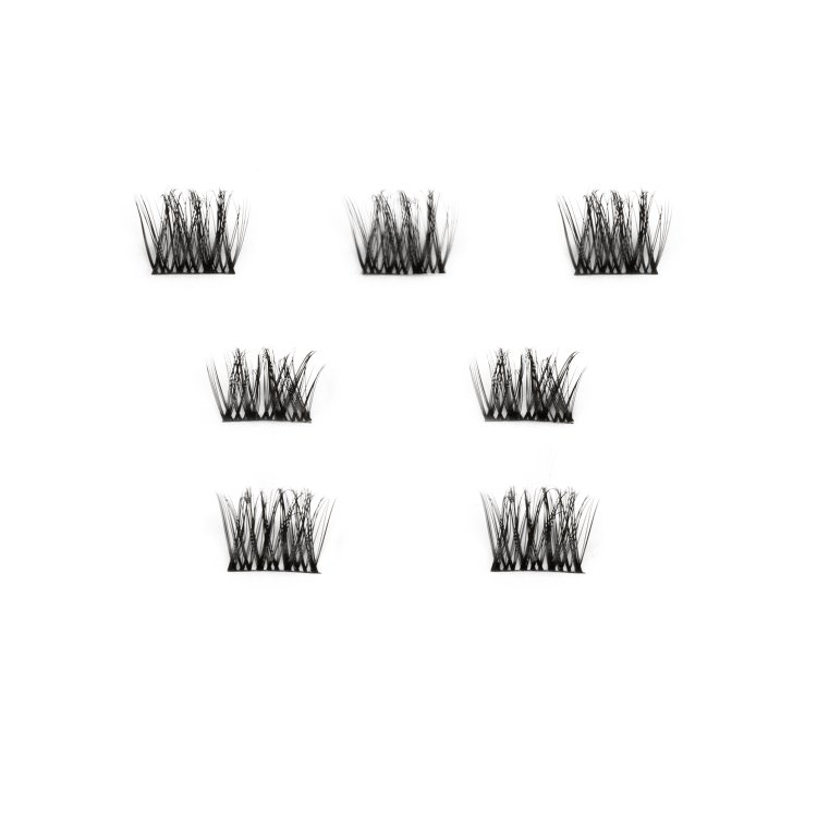 Βλεφαρίδες Τουφάκια Cluster Eyelashes 10-12mm Μαύρη Βάση