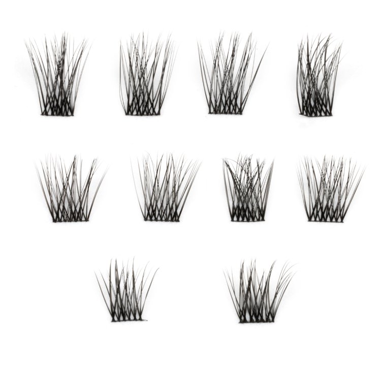 Τούφάκια Βλεφαρίδων 10-12-14mm Μαύρη Βάση