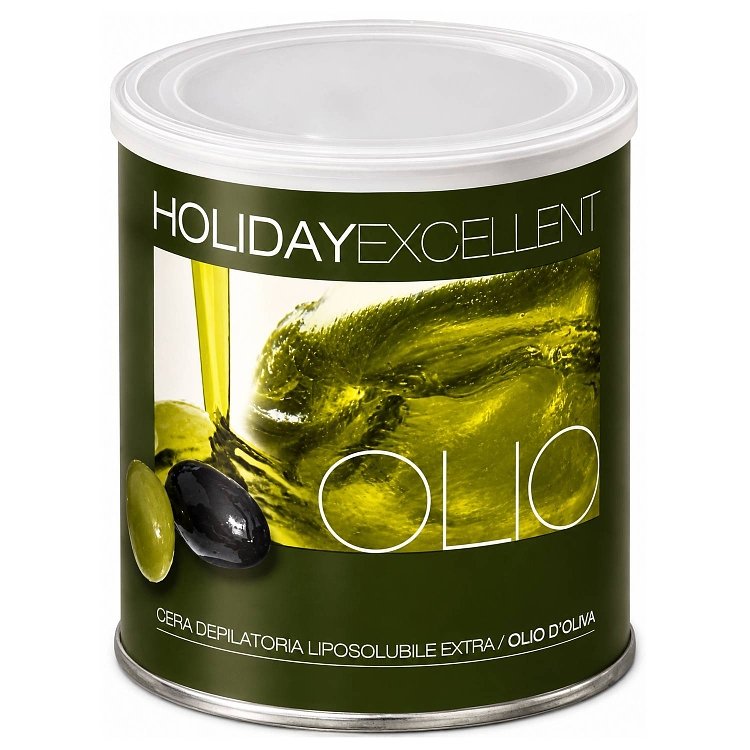 Holiday Κερί Αποτρίχωσης Ελαιόλαδο σε Δοχείο 800ml για επαγγελματική χρήση.