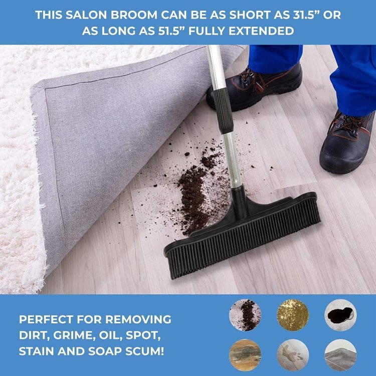 Hair Salon Broom (No Pole)