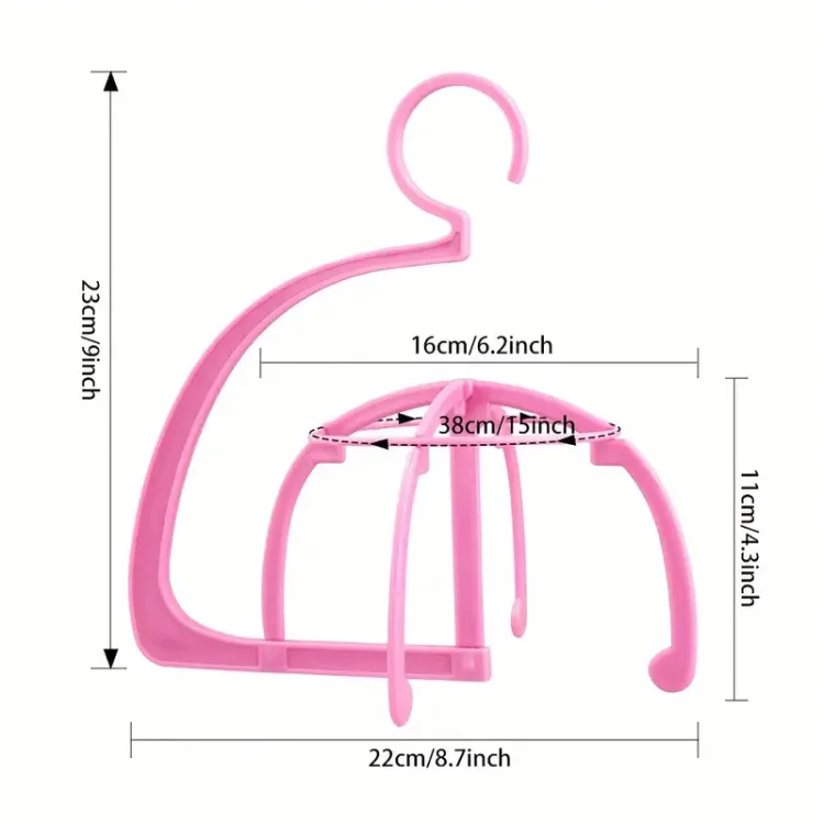 Σταντ Κρεμάστρα Περούκας Ροζ