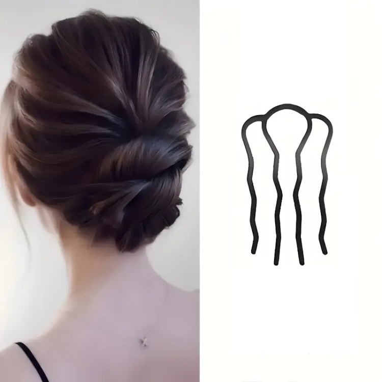 Μεταλλικό Χτένι για Κότσους και Σινιόν