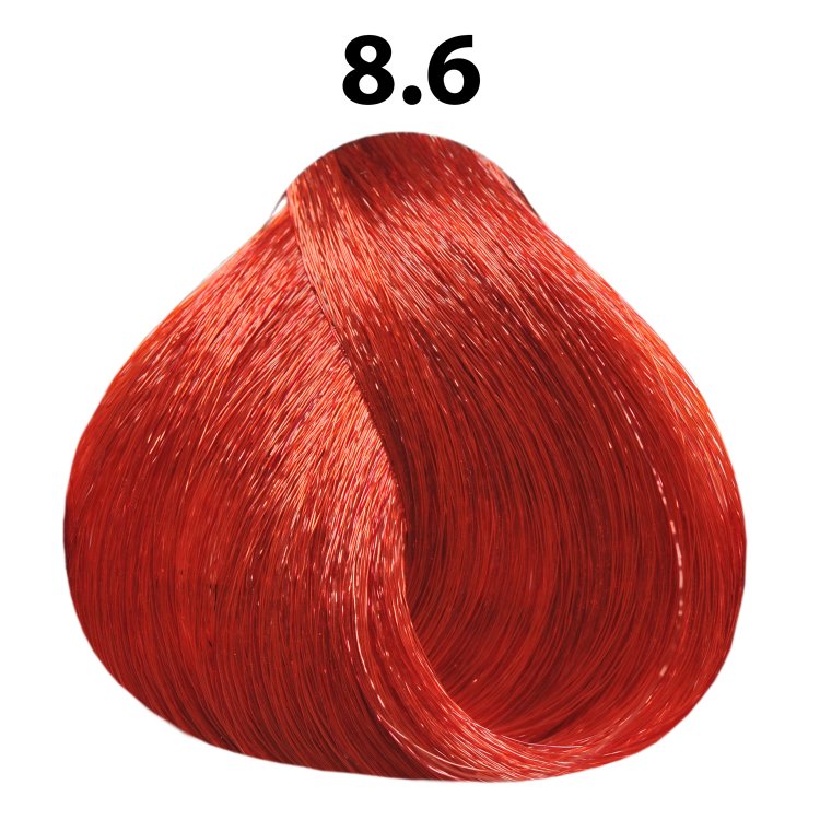 Βαφή μαλλιών Νο 8.6 ξανθό ανοιχτό κόκκινο, 100ml