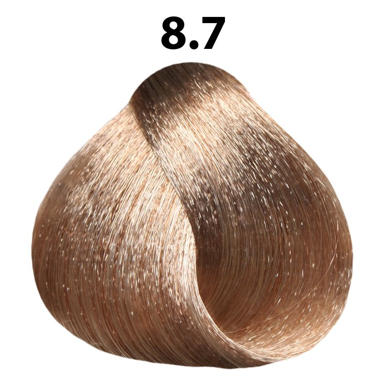 Βαφή μαλλιών Νο 8.7 ξανθό ανοιχτό μπεζ, 100ml