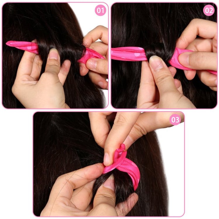 Υφασμάτινο Ρόλεϊ Μαλλιών για Μπούκλες Χωρίς Θερμότητα