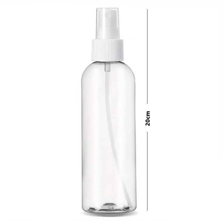 Μπουκάλι Πλαστικό Διάφανο με Σπρει 250ml