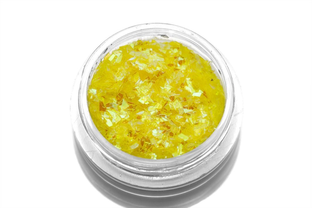 Παγιέτα Flakes Κίτρινο 3g
