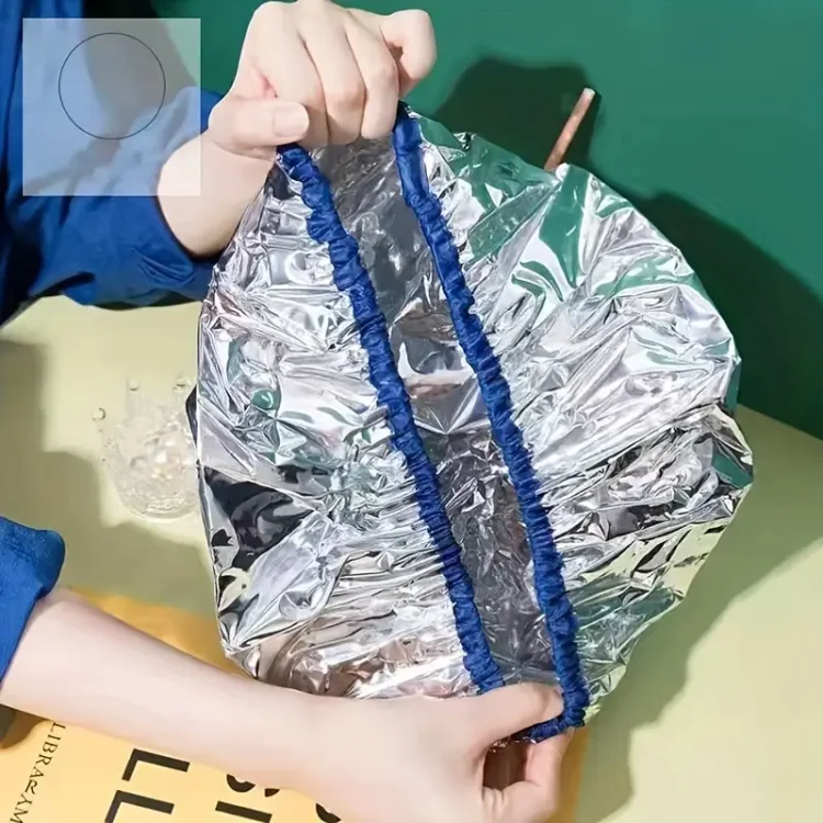 Ενισχυμένο Σκουφάκι Αλουμινίου Θερμότητας για Βαφές και Θεραπείες Μαλλιών 28cm