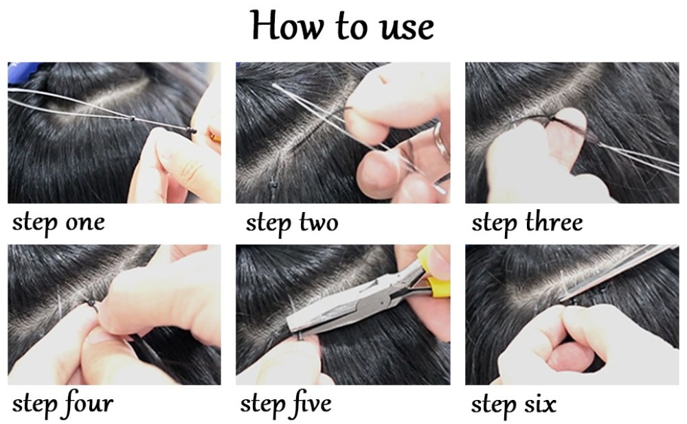 Micro Rings με Σιλικόνη Μαύρο 100τμχ