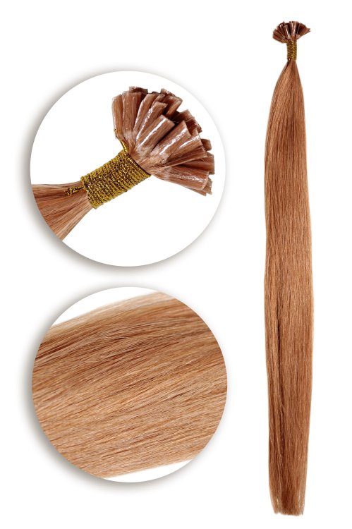 Τουφάκια Extensions Κερατίνης Φυσική Τρίχα #30 50cm 25τμχ