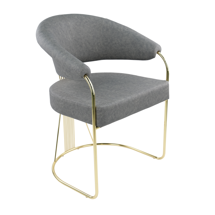 Καρέκλα Ονυχοπλαστικής Tiffany Gold Berjer