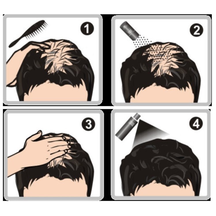 Ίνες Πύκνωσης Μαλλιών Νο 1 Μαύρο 22g