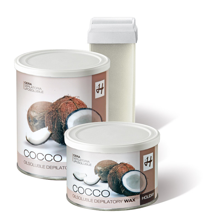 holiday kokos wachs 400ml dose weiße cremige textur