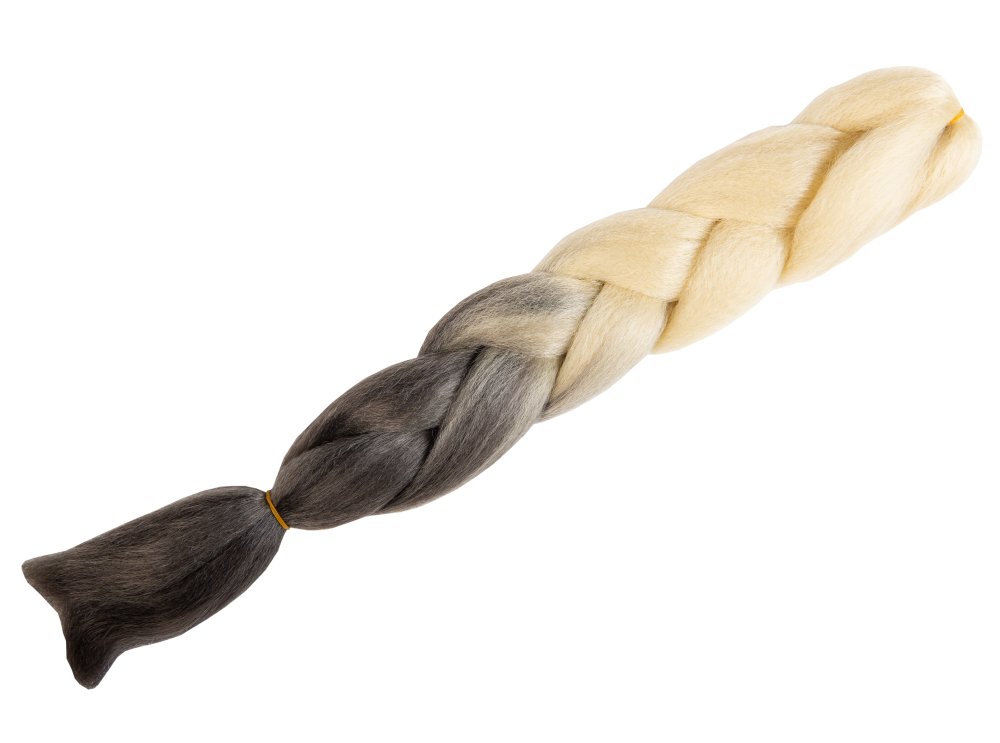 Μαλλιά για Ράστα και Πλεξούδες Όμπρε Ξανθό/Γκρι Σκούρο Β50# 100g 60cm