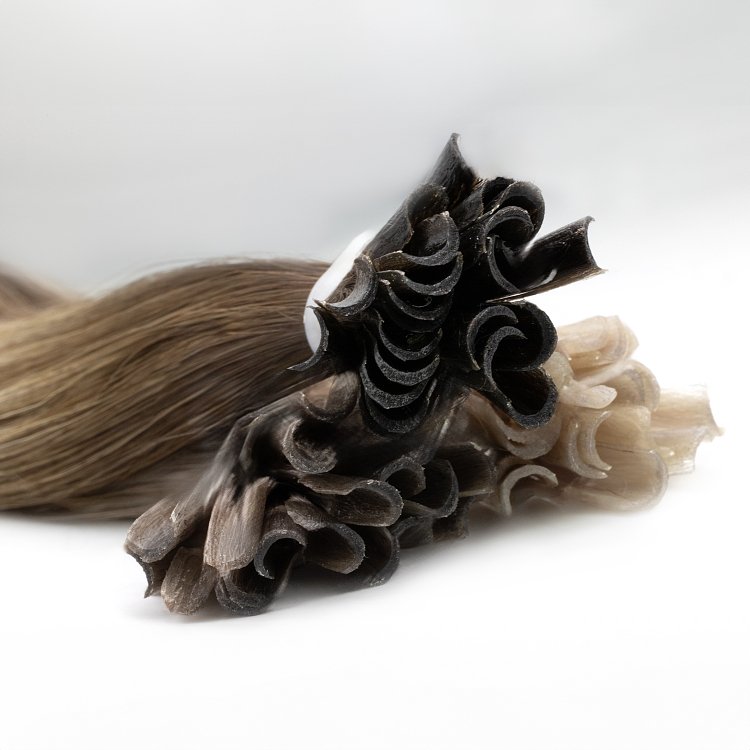Strahnen Extensions #1001 100% Echthaar, 50cm 25St