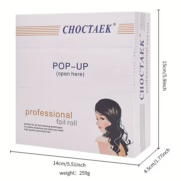 Professional Hair Coloring Foil Sheets – 200pcs