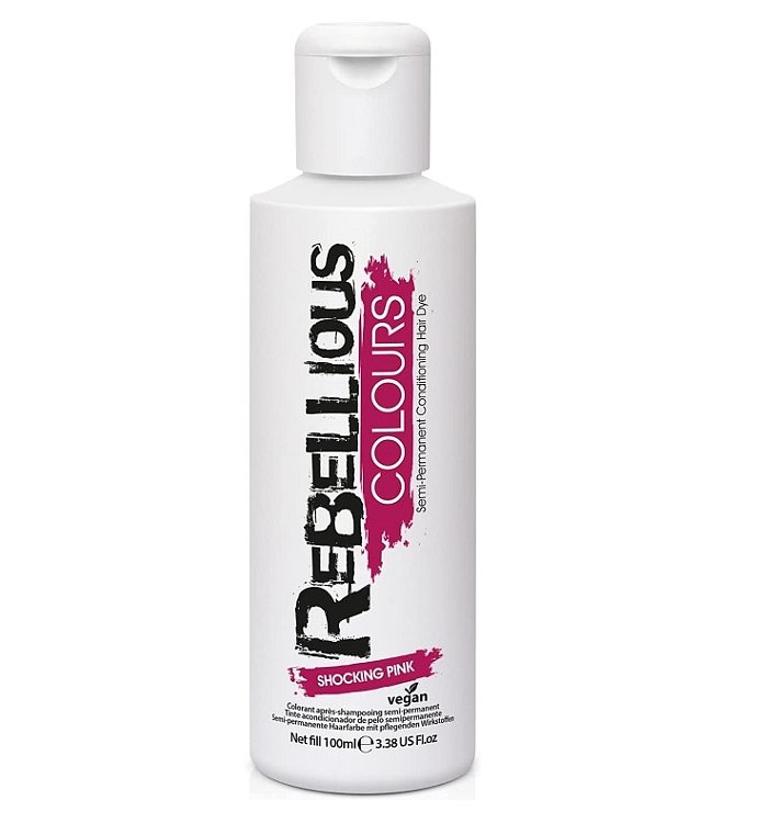 Rebellious semi-permanente Haarfarbe Shocking Pink, 100ml