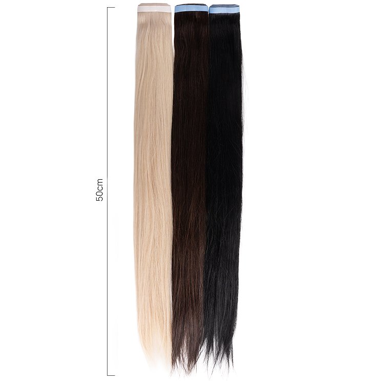 Natural Tape-In Hair Extension #SILVER, 120cm x 50cm – Christian Artesio