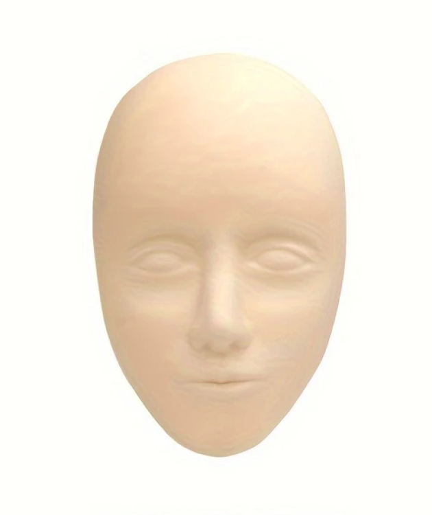 Πρόσωπο Σιλικόνης για Πρακτική Εξάσκηση Βλεφαρίδων και Μακιγιάζ
