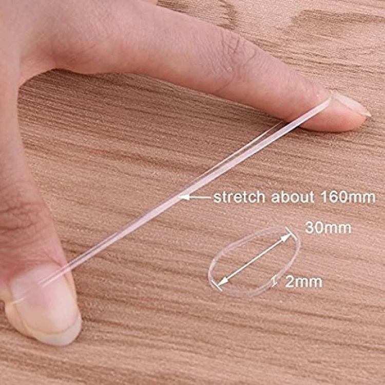 Colorful Silicone Hair Bands 500 pcs
