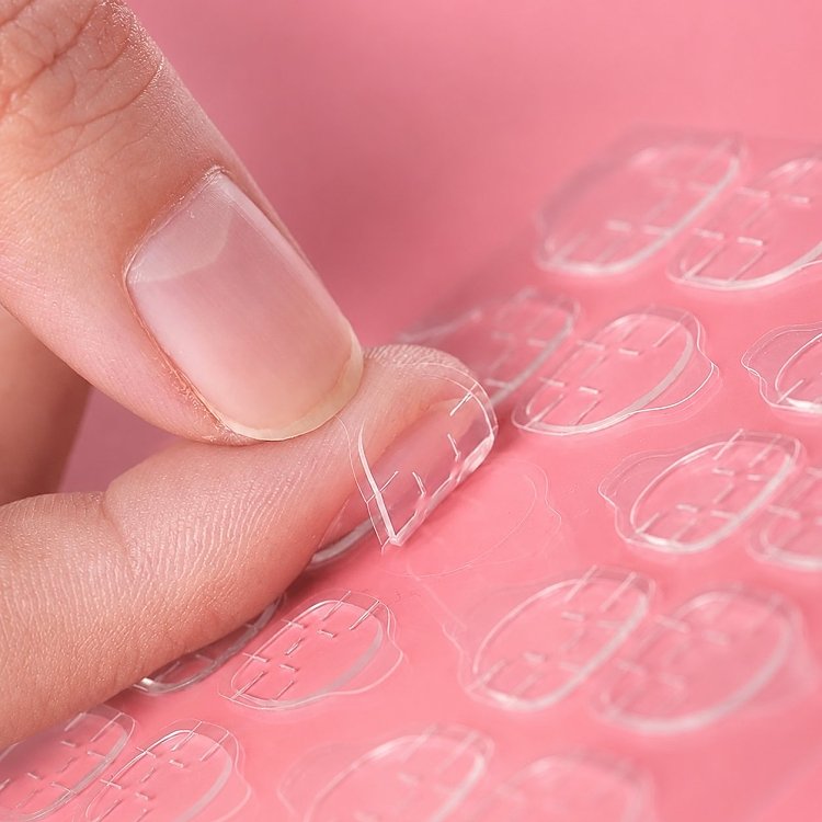 Double Sided Nail Tips Stickers 24pcs