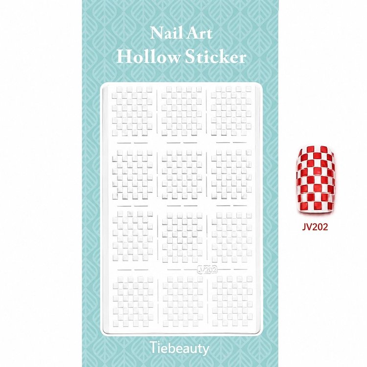 Nagelsticker Stencil