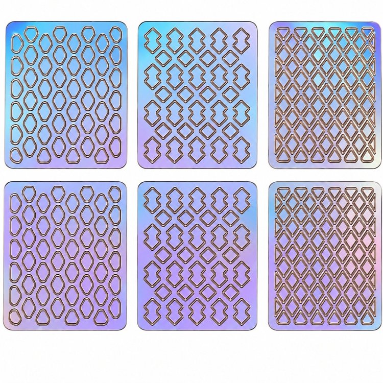 Nagelsticker Stencil