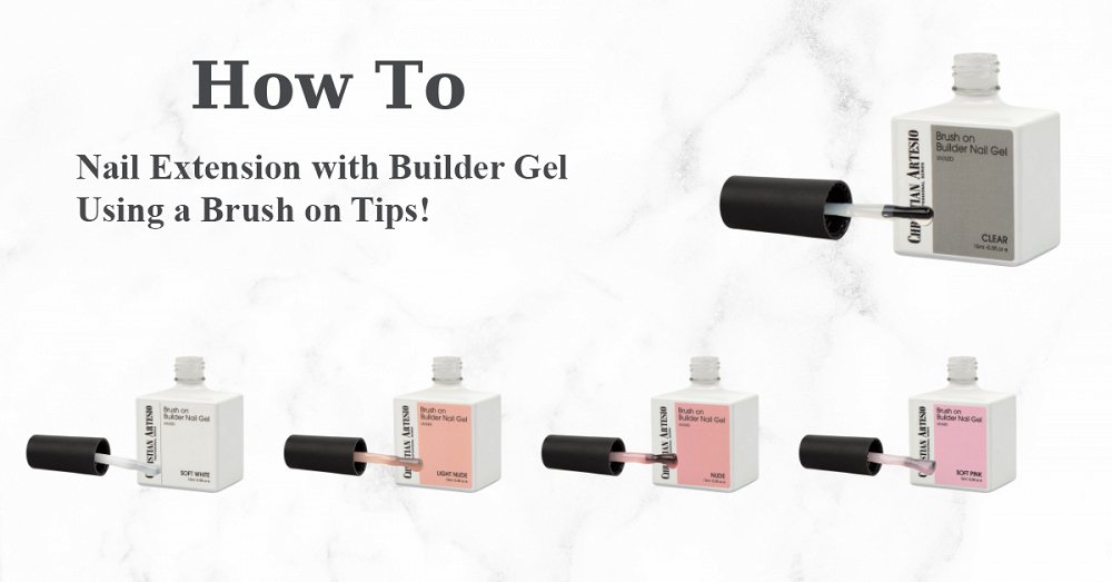 How to: Verlängerung des Nagels mit Aufbaugel und Pinsel auf Tips durchführt