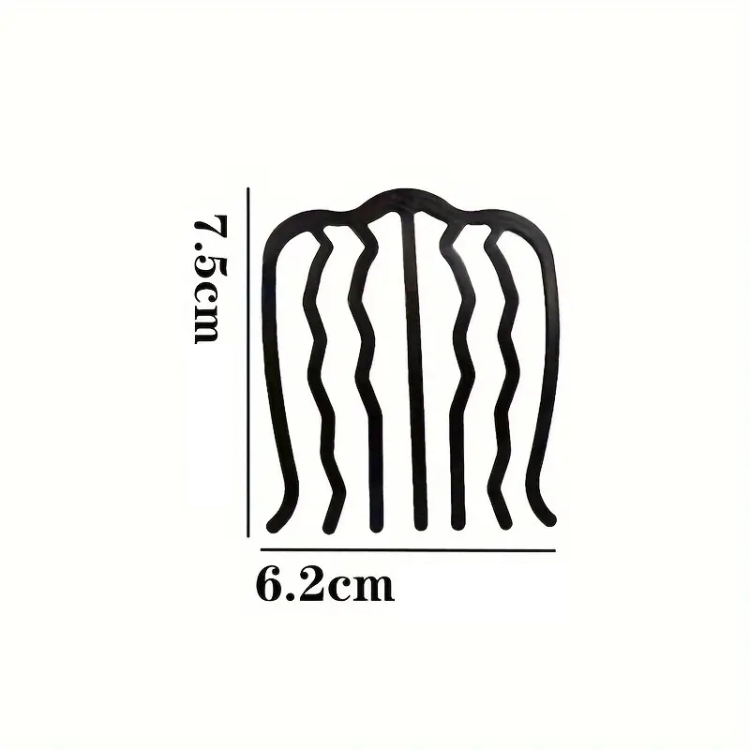 Μεταλλικό Χτένι για Κότσους και Σινιόν