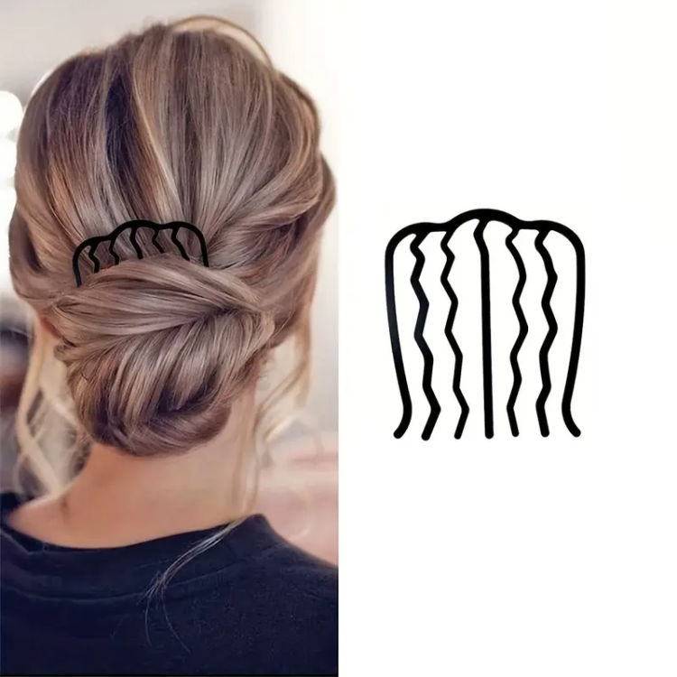 Μεταλλικό Χτένι για Κότσους και Σινιόν