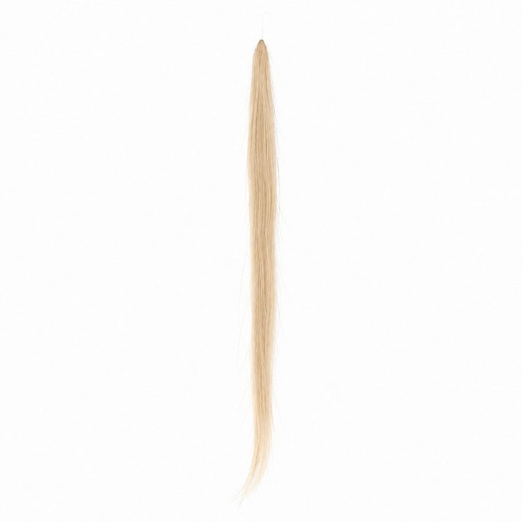 Feather Haarverlangerungen Echthaar #1001 Hellblond 50cm 10Stk