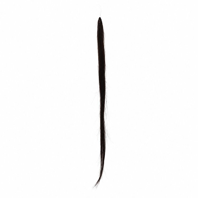 Feather Haarverlangerungen Echthaar #1B Dunkelbraun 50cm 10Stk