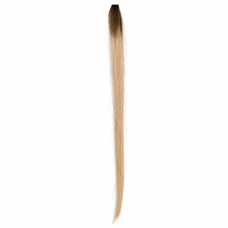 Feather Haarverlangerungen Echthaar #AB Blond Ombre 50cm 10Stk