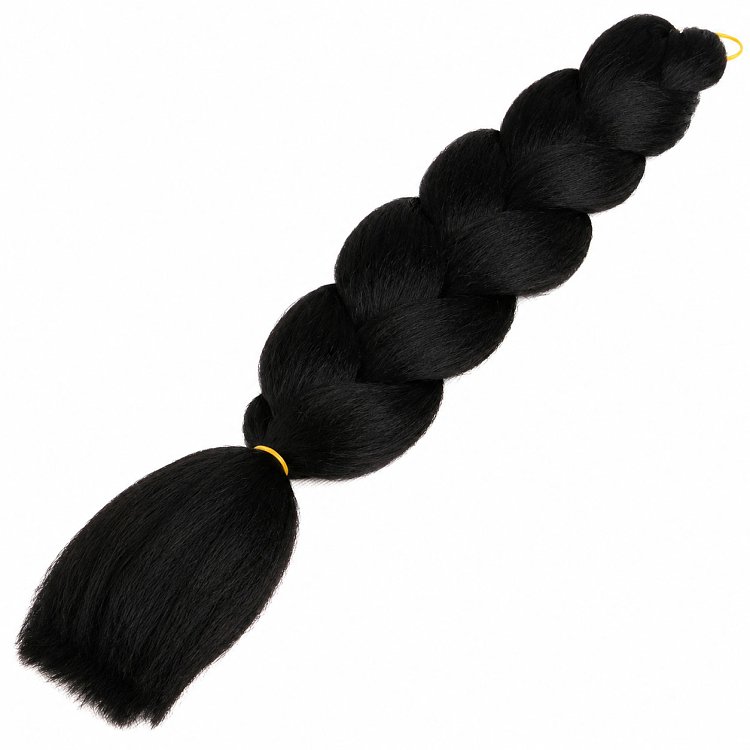 Jumbo Braid Synthetic Natural Schwarz #1B