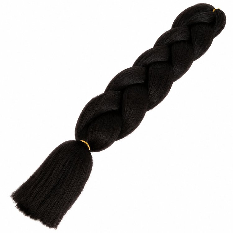 Jumbo Braid Synthetic Braun #2