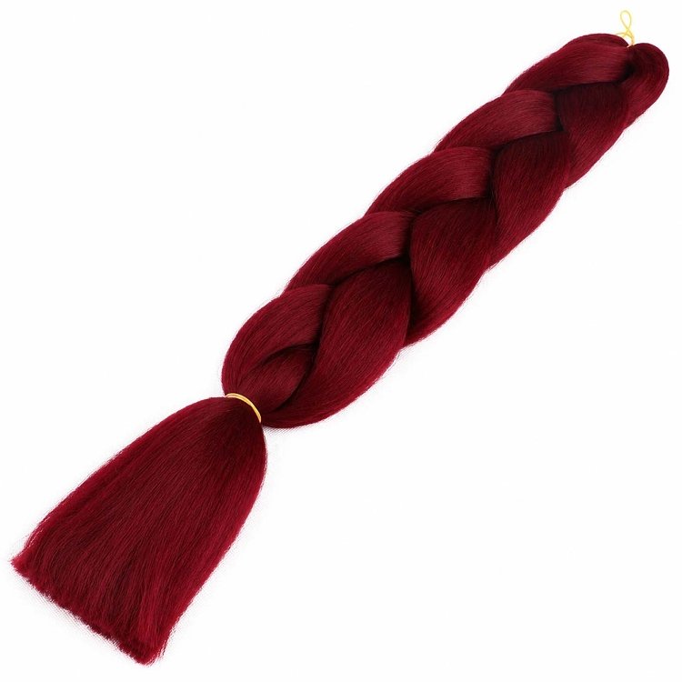 Jumbo Braid Synthetic dunkelrot #YA19