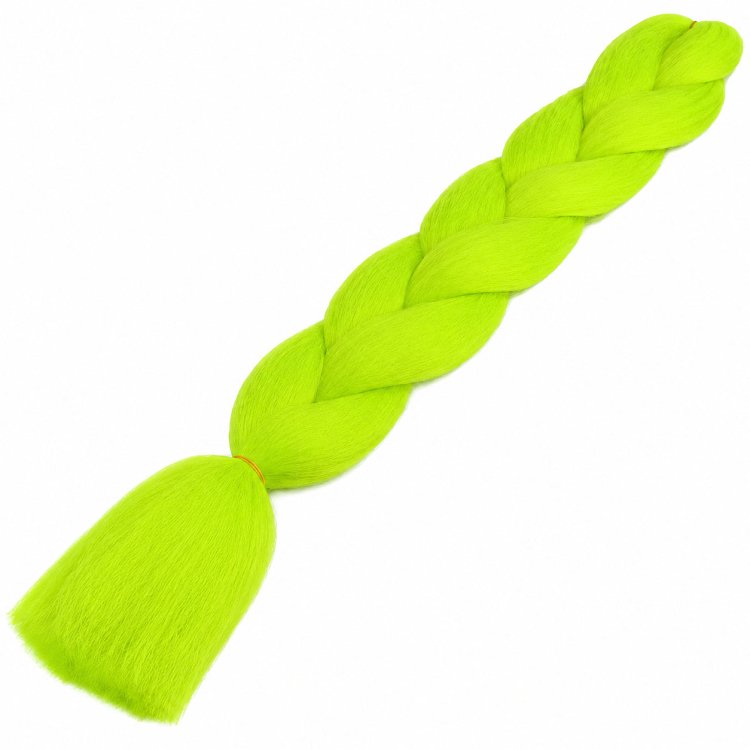 Jumbo Braid Synthetic neon Gelb-Grun #YΑ22