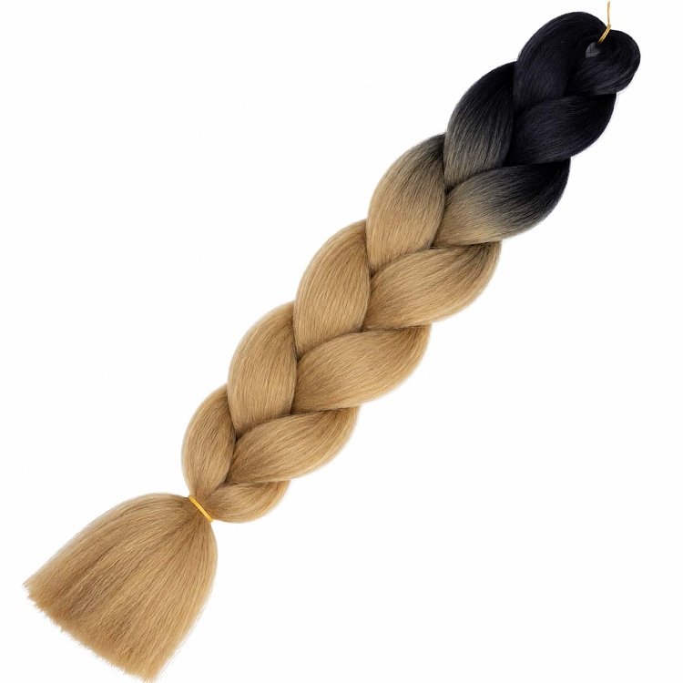 Jumbo Braid Synthetic Ombre Dunkelblond-Braun #Β30